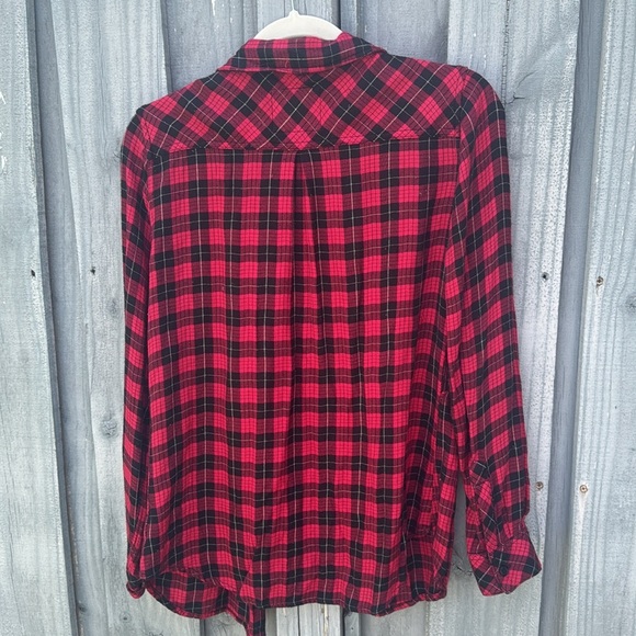 Rails Red and Black Long Sleeve Button Down Shirt - Picture 3 of 4